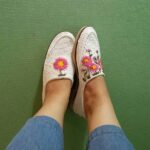 گیوه طرح بابونه