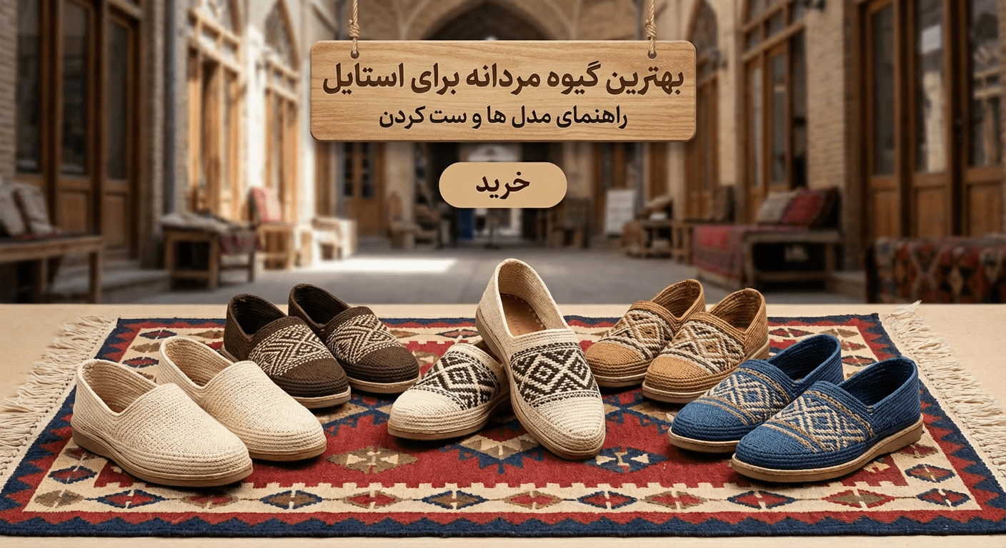 بهترین گیوه مردانه برای استایل